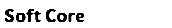Шрифт Soft Core