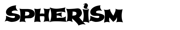 Spherism font preview