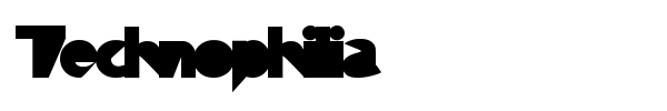 Шрифт Technophilia