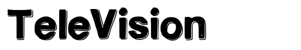 Шрифт TeleVision