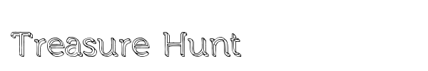 Шрифт Treasure Hunt