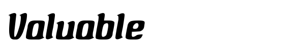 Valuable font preview