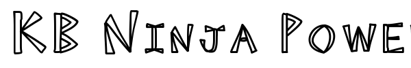 Шрифт KB Ninja Power