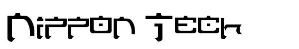 Шрифт Nippon Tech