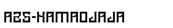 Шрифт A25-Kamadjaja
