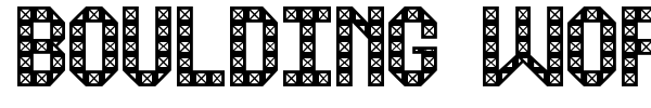 Шрифт Boulding Work St