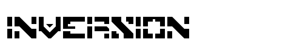 Шрифт Inversion