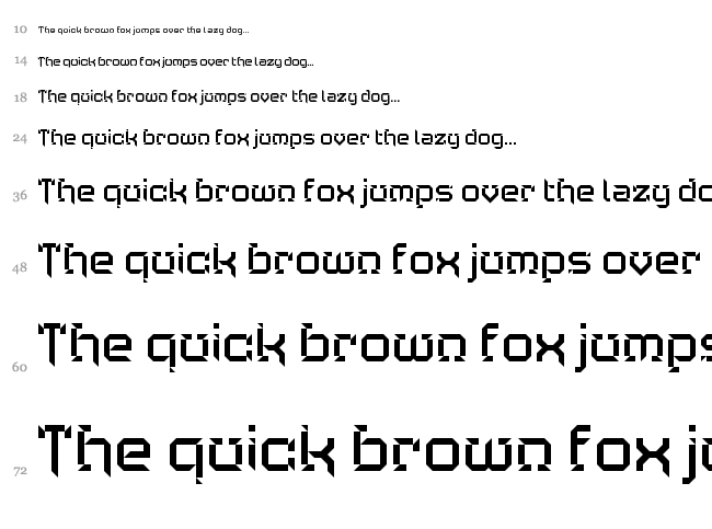Jawbreaker font waterfall