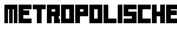 Шрифт Metropolische