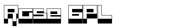 Rase GPL font preview