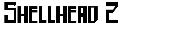 Шрифт Shellhead 2