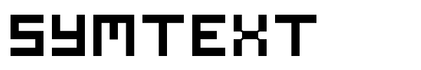 Шрифт Symtext