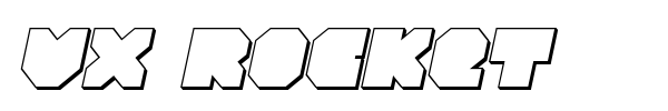 VX Rocket font preview