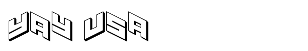 Yay Usa font preview
