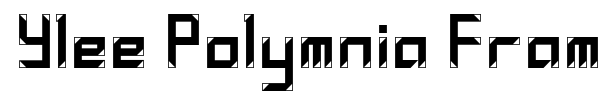 Шрифт Ylee Polymnia Framed