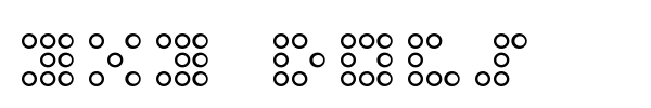 Шрифт 3x3 Dots