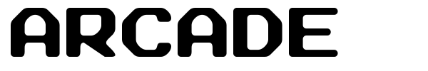 Шрифт Arcade