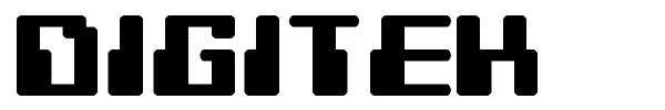 Шрифт Digitek