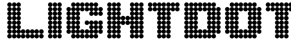 Lightdot 8x8 font preview