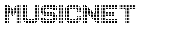 Шрифт Musicnet