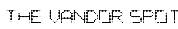 Шрифт The Vandor Spot
