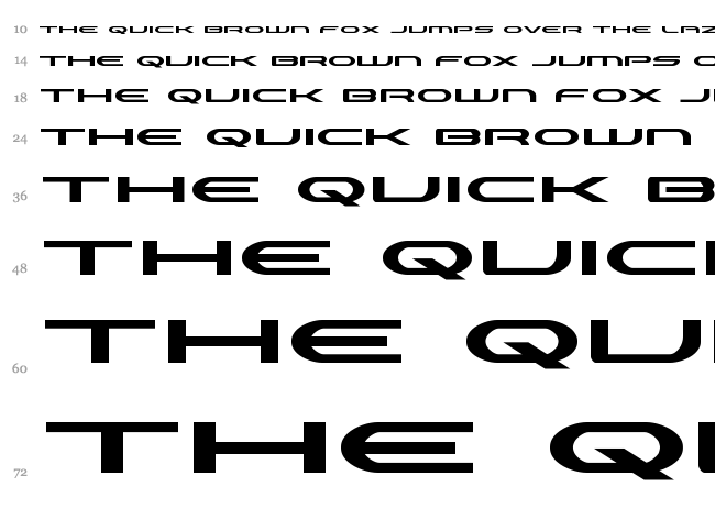 Antietam font waterfall