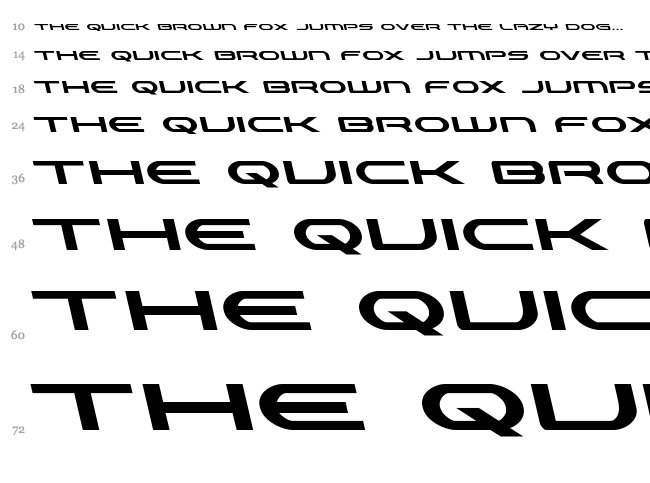 Antietam font waterfall