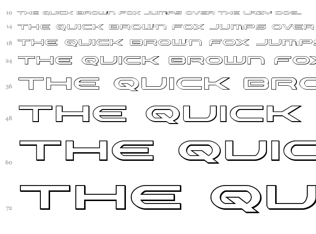 Antietam font waterfall