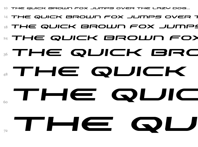 Antietam font waterfall