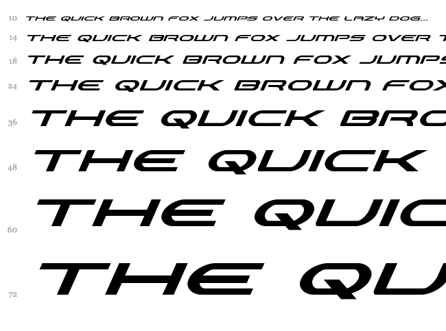 Antietam font waterfall