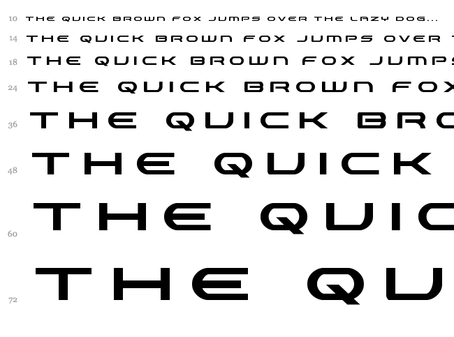 Antietam font waterfall