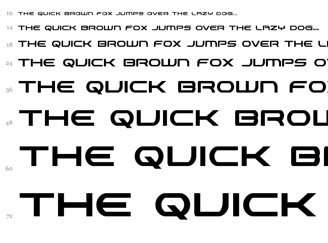 Antietam font waterfall