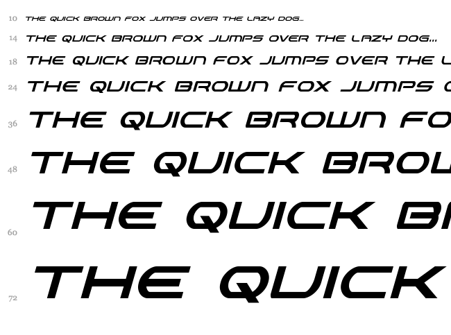 Antietam font waterfall