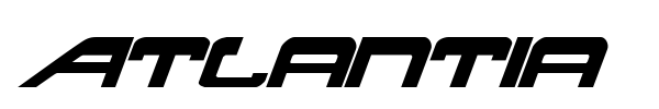 Шрифт Atlantia