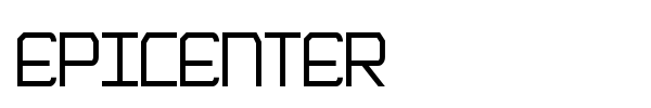 Шрифт Epicenter