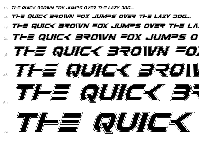 Eurofighter font waterfall