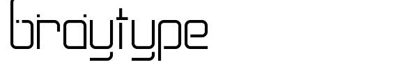 Шрифт Graytype