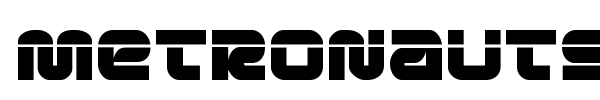 Metronauts font preview