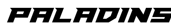 Paladins font preview
