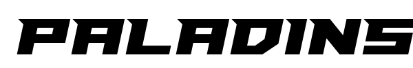 Paladins font preview