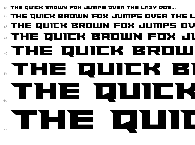 Paladins font waterfall