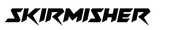 Шрифт Skirmisher
