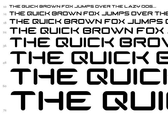 SparTakus font waterfall