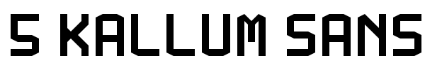 5 Kallum Sans Neue font preview