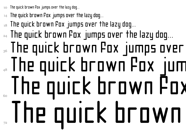 AC Brodie font waterfall