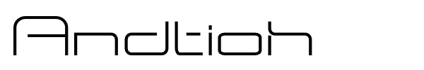 Andtioh font preview