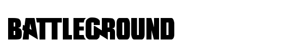 Шрифт Battleground