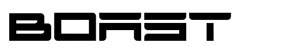 Шрифт Boast