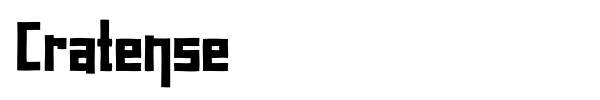 Cratense font preview