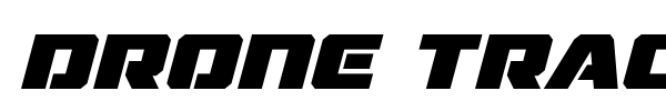 Drone Tracker font preview